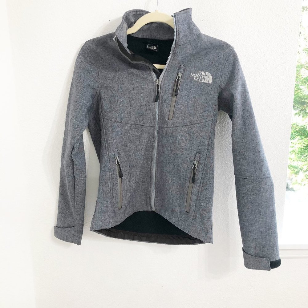 The North Face Gray Zip Up Jacket Flight Series